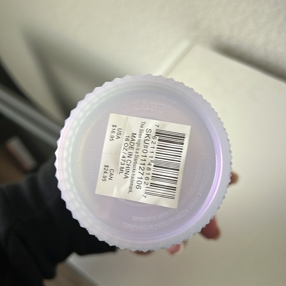 Starbucks Grande Studded Matte Iridescent Icy White Tumbler - Picture 6 of 6